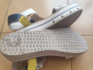 Sandalias Carmela Piel Multicolor Mujer