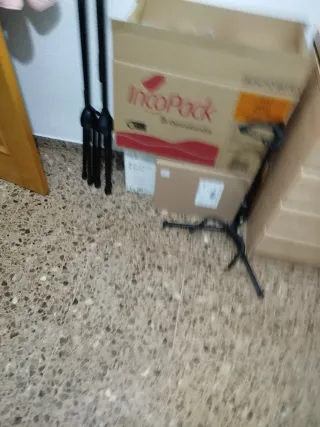 Atril de música negro plegable