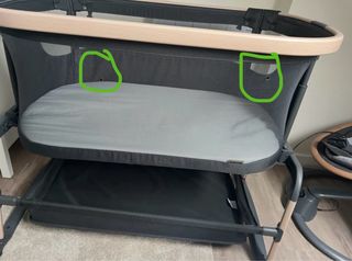 Pack Cuna Colecho + Hamaca Eléctrica Maxi Cosi