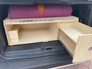 Módulo Cama Furgoneta Contrachapado Marino