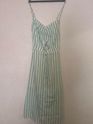 Chaqueta con flecos beige y marrón