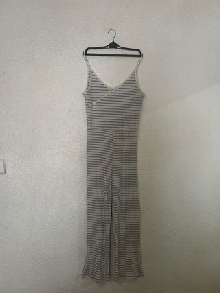 Chaqueta con flecos beige y marrón