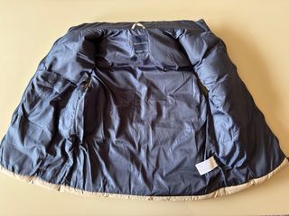 Chaleco acolchado niño beige