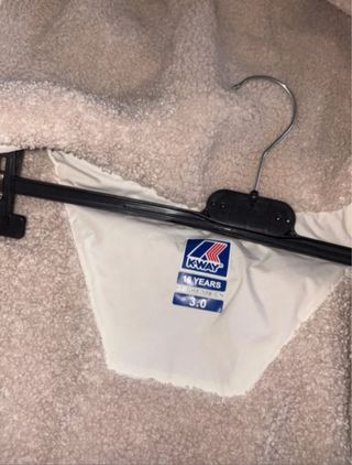 Giubbotto K-Way bianco