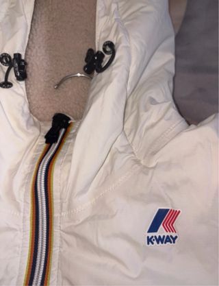 Giubbotto K-Way bianco