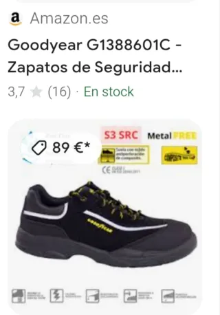 Zapatos de trabajo Goodyear talla 46