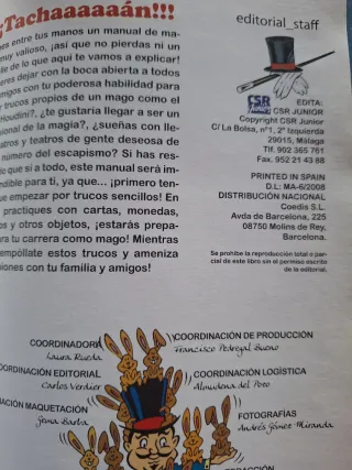 Libro magia infantil