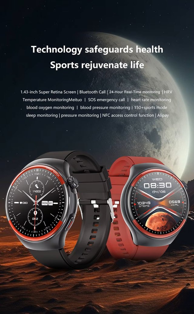 Reloj Inteligente  Rojo