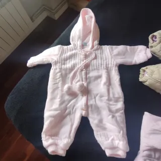 Lote Buzos y Saco Bebé 1-3 Meses