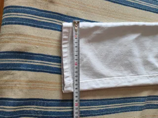 Pantalón vaquero largo blanco