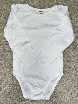 Bodys manga larga bebe de Kiabi