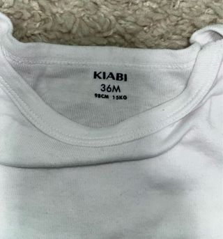 Bodys manga larga bebe de Kiabi
