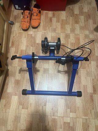 Soporte Entrenamiento Bicicleta Azul