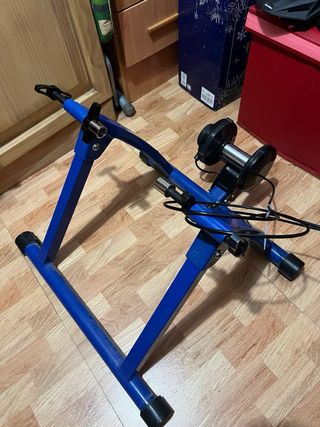 Soporte Entrenamiento Bicicleta Azul