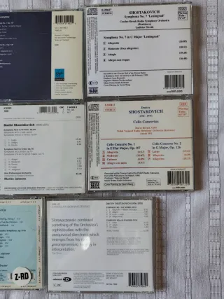 CDs. Shostakovich. Sinfonías, etc
