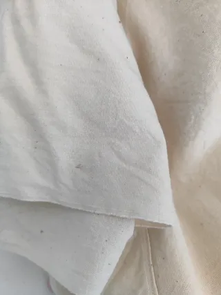 Sábana antigua lienzo de algodón puro y orgánico