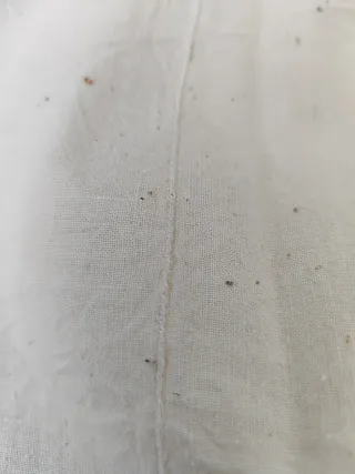 Sábana antigua lienzo de algodón puro y orgánico
