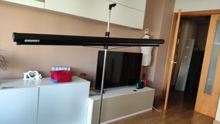 Pantalla Proyector 150x150cm Trípode nueva