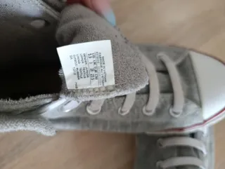 Converse All Star Talla 38 Gris