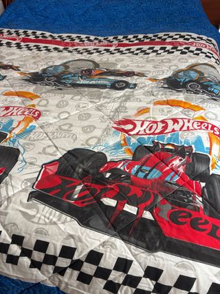 Edredón Hot Wheels Coches Carreras