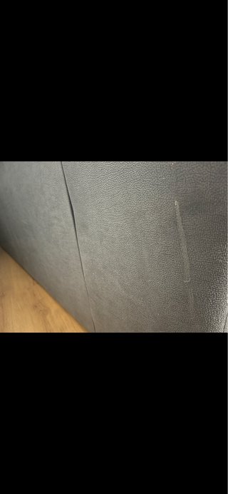 Sofá chaise longue gris cemento