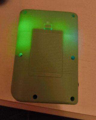 Console retrò giochi verde ottime condizioni