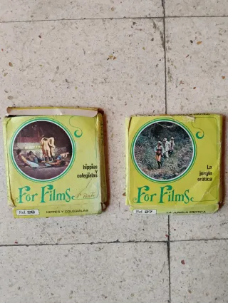 Lote 2 Películas Super 8 Eróticas