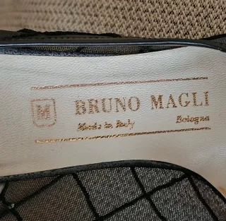 Zapatos Bruno Magli Malla Cuadrada Tacón