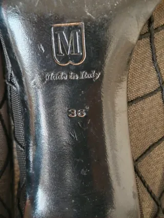 Zapatos Bruno Magli Malla Cuadrada Tacón