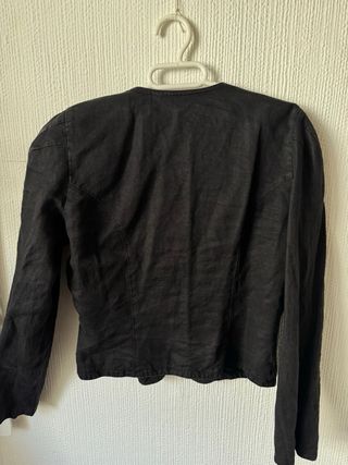 Chaqueta torera May negra con hombreras