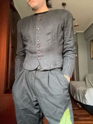 Chaqueta torera May negra con hombreras