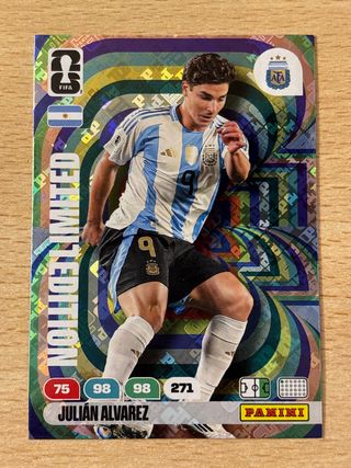 Julián Álvarez Edición Limitada Adrenalyn 2026