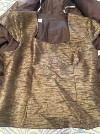 Conjunto Bambola Top y Chaqueta Marrón Dorado Tall