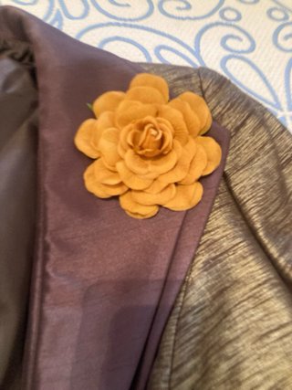 Conjunto Bambola Top y Chaqueta Marrón Dorado Tall