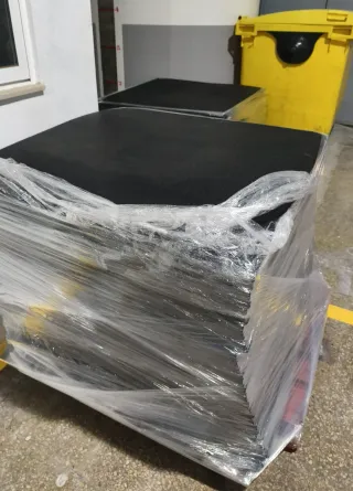 Losetas goma/caucho suelo gimnasio