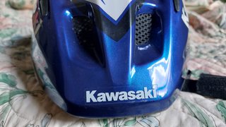 Casco Kawasaki Omologato, taglia 48/52 cm