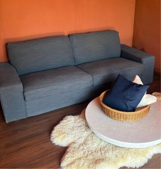 Sofá 2 plazas Kivik Ikea funda antracita