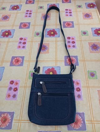 Borsa a Tracolla Donna in tessuto denim cm 20x22