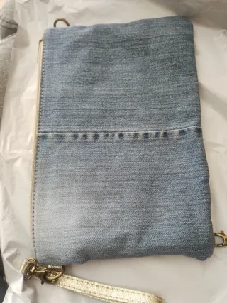 Borsa WPM DENIM vera pelle jeans