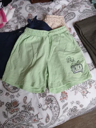Lote de  shorts niña t.12