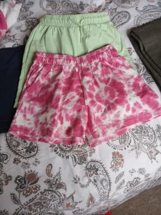 Lote de  shorts niña t.12