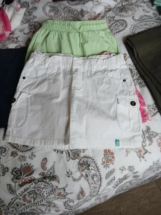 Lote de  shorts niña t.12