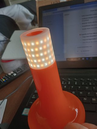 Candeeiro Futurista USB-C Bateria