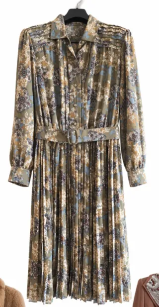 Vestido elegante estampado floral