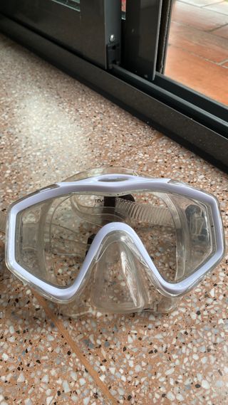 Gafas de snorkel y tubo