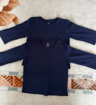 Lote 4 Camisetas Manga Larga Bebé 6 Meses