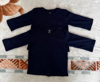 Lote 4 Camisetas Manga Larga Bebé 6 Meses
