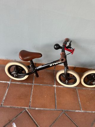 Bicicleta senza pedali BTWIN con tromba