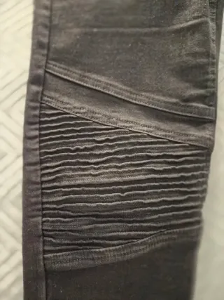 Vaqueros Zara Biker Skinny Negros