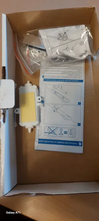 Aplique de salón y baño cromado